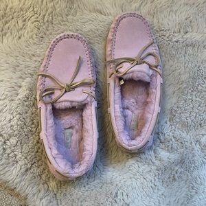 UGG rose grey Dakota slippers 8